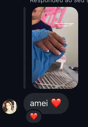 Mensagem de cliente satisfeita com o trabalho da Ariel 3