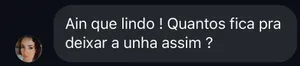Mensagem de cliente satisfeita com o trabalho da Ariel 9